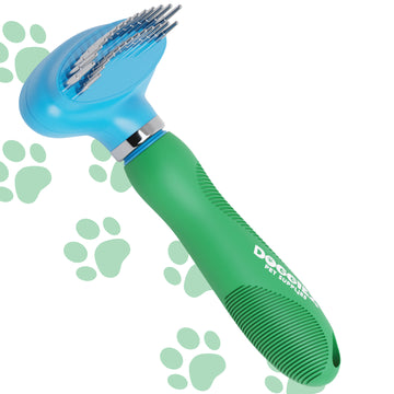 Double Row Dog Rake Deshedding Comb for Matted Hair